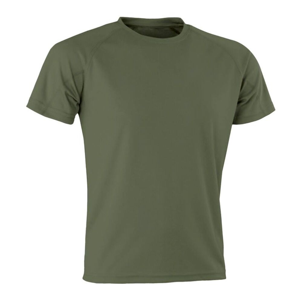 Spiro Mens Aircool T-Shirt / Combat